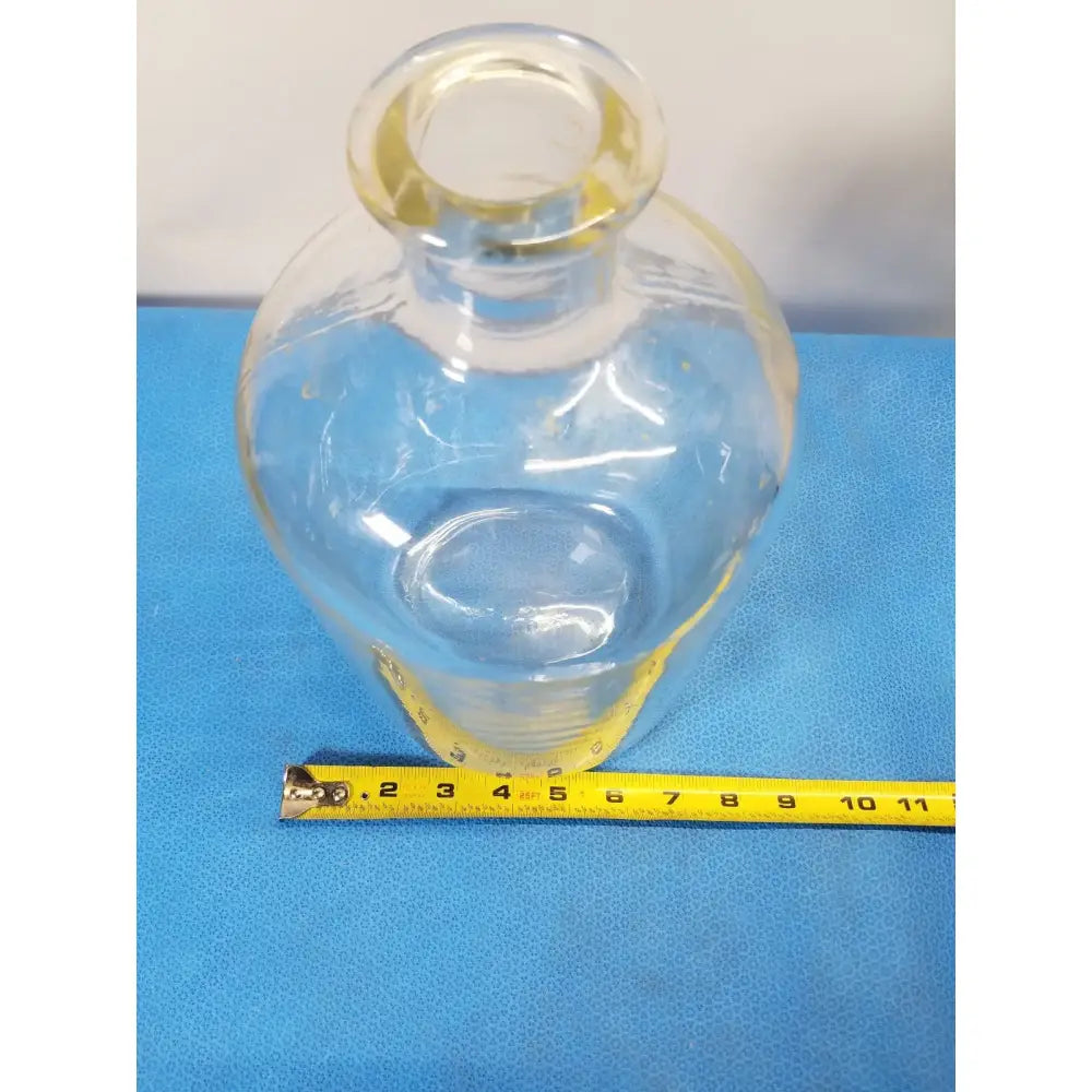 Unbranded Large Clear Glass Apothecary Bottle – Vintage Medical / Chemical Glassware Apothecary Bottle, second-hand product photo 3
