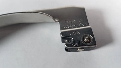 Welch Allyn Laryngoscope Blade, Mac 3, Stainless Steel, f/Fiber-Optic by Hillrom/Welch Allyn Laryngoscope Blade, new product photo 8