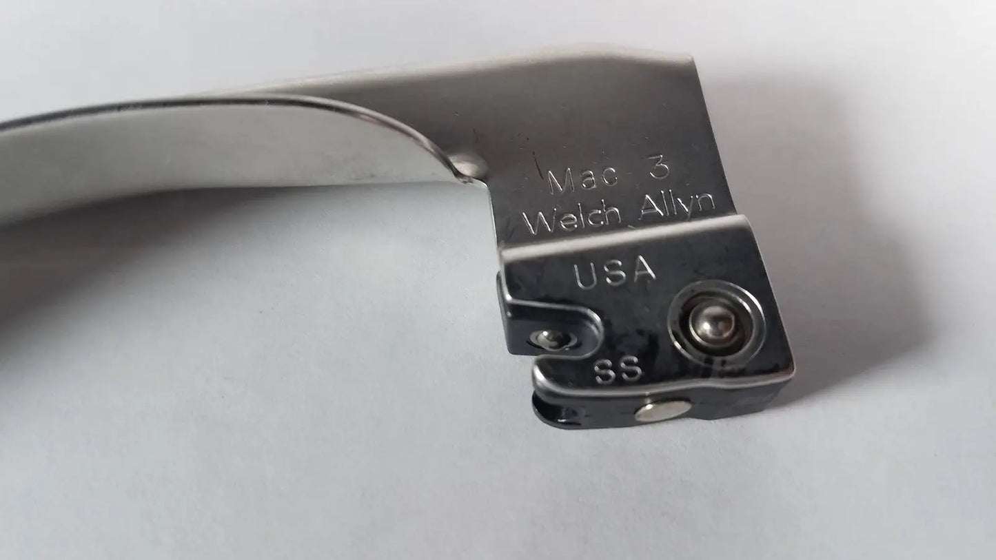 Welch Allyn Laryngoscope Blade, Mac 3, Stainless Steel, f/Fiber-Optic by Hillrom/Welch Allyn Laryngoscope Blade, new product photo 8