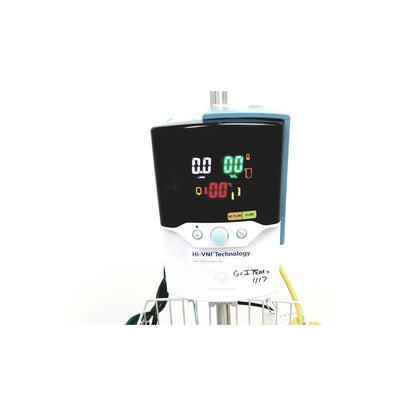 White and blue leica eg1150h embedding center with digital monitor displaying multicolor numerical readings for precision use