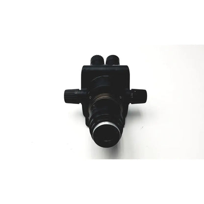 Black Leica GZ6T stereo zoom microscope with textured knobs and metallic accents for precise magnification