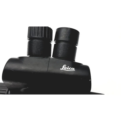 Black Leica GZ6T stereo zoom binoculars with textured rubber eyecups and sleek matte finish for precise microscopy