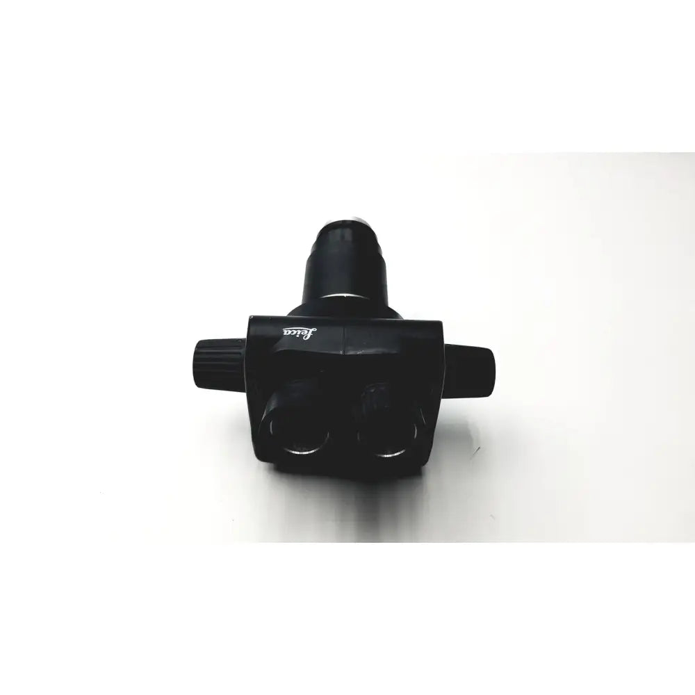 Black leica gz6t stereo zoom binoculars with a sleek matte finish and ergonomic design for precise microscopy