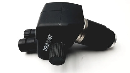 Black leica gz6t stereo binoculars with textured grip and metallic accents for gz6t stereo zoom microscope part