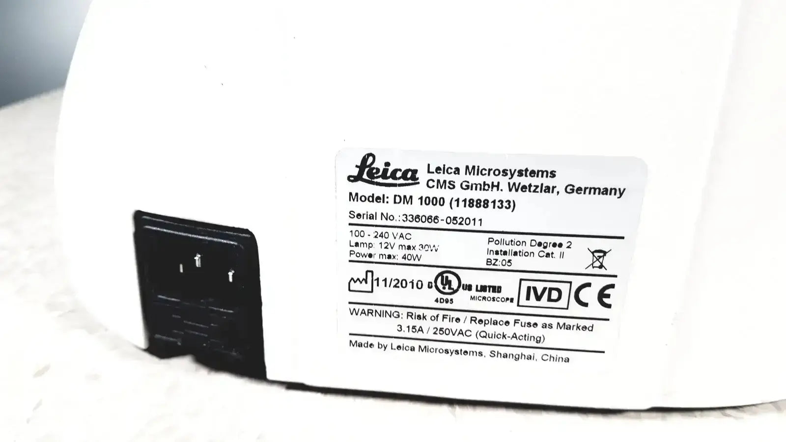 Leica Microscope Model DM1000 with Heads Microscope, second-hand product photo 6