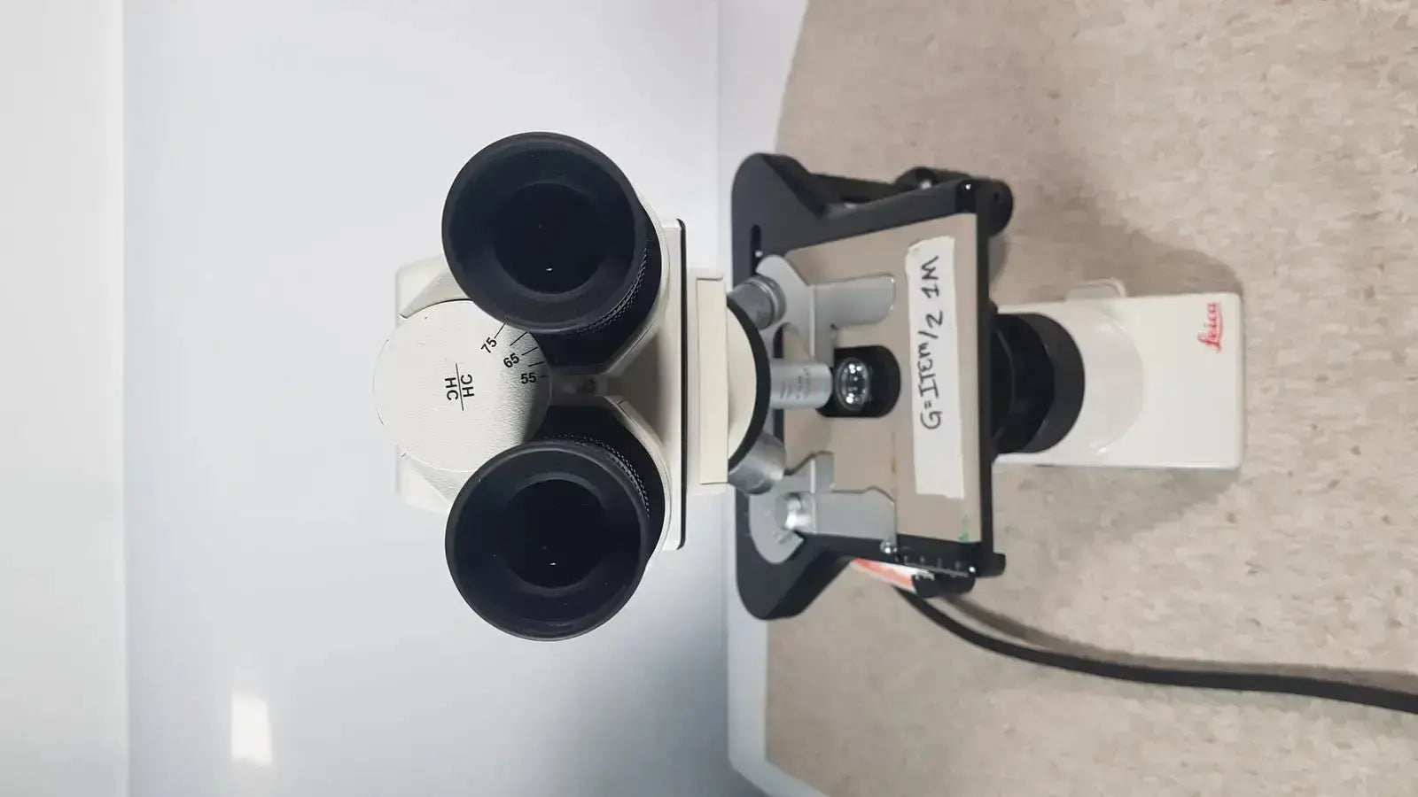 Leica Microscope Model DM1000 with Heads Microscope, second-hand product photo 10