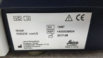 LEICA RM2235 Manual Rotary Microtome Histology Pathology Lab Tissue Sectioner Manual Rotary Microtome, second-hand product photo 21