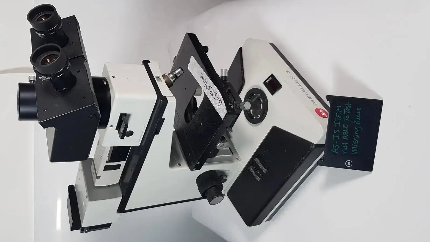 Leica Leitz Metallux 3 Stereo Zoom Microscope Microscope, as-is (for parts) product photo 19