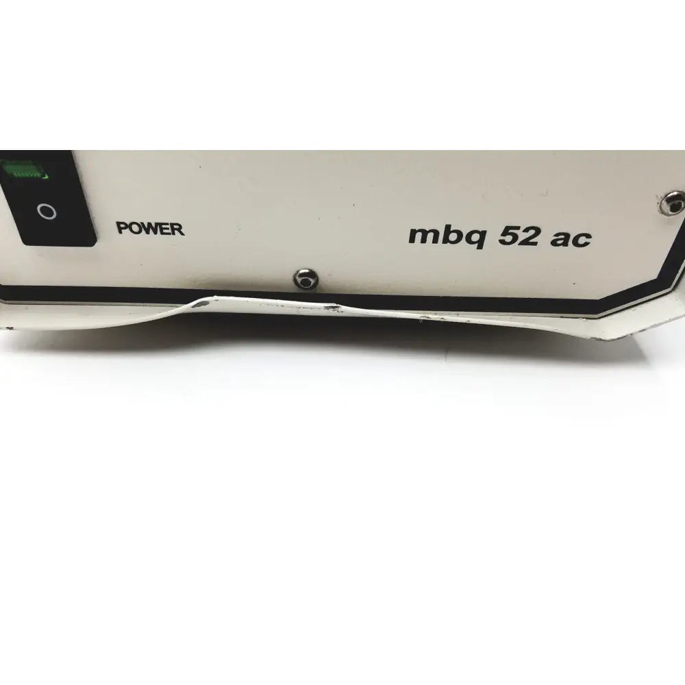 Lej mbq 52ac-z/310.26j white plastic power supply ballast with black accents and mbq 52 ac text