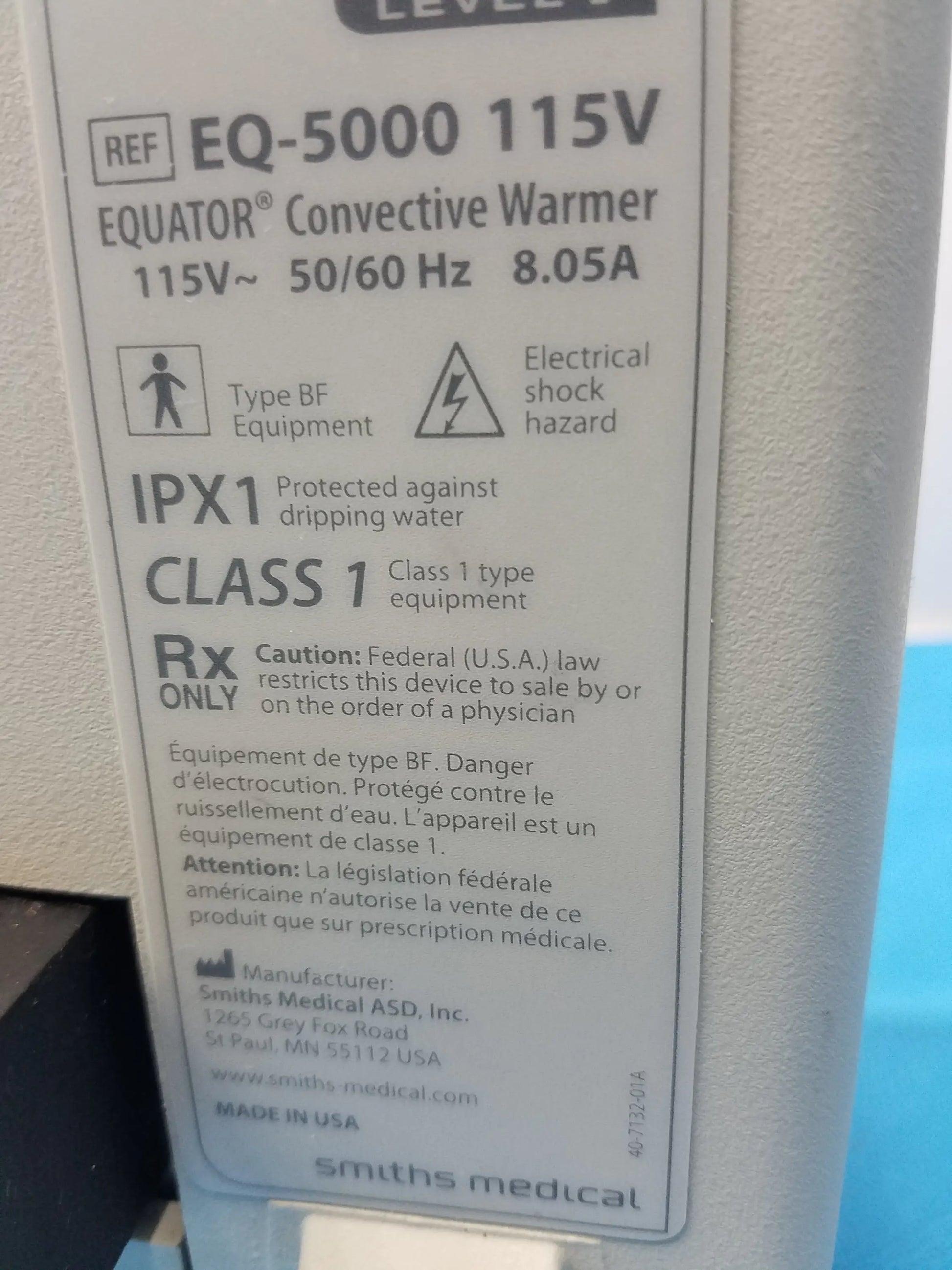 Level 1 Equater EQ-5000 Connectivity Warming Unit Connectivity Warming Unit, second-hand product photo 6