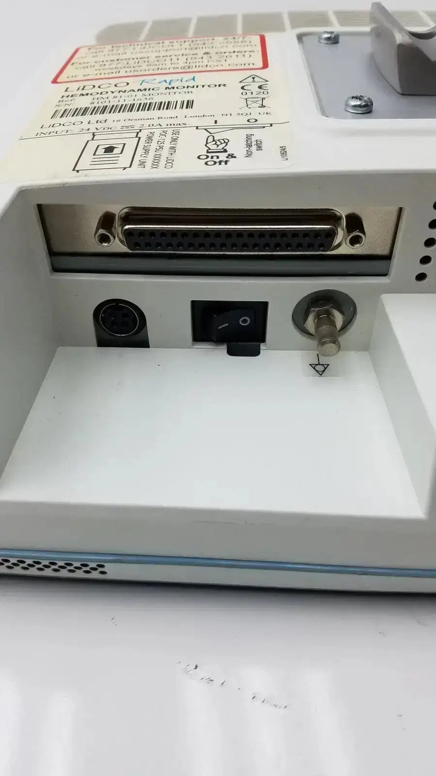 Lidco Rapid HM81-01 / POC 125 Hemodynamic Monitor Hemodynamic Monitor, as-is (for parts) product photo 8