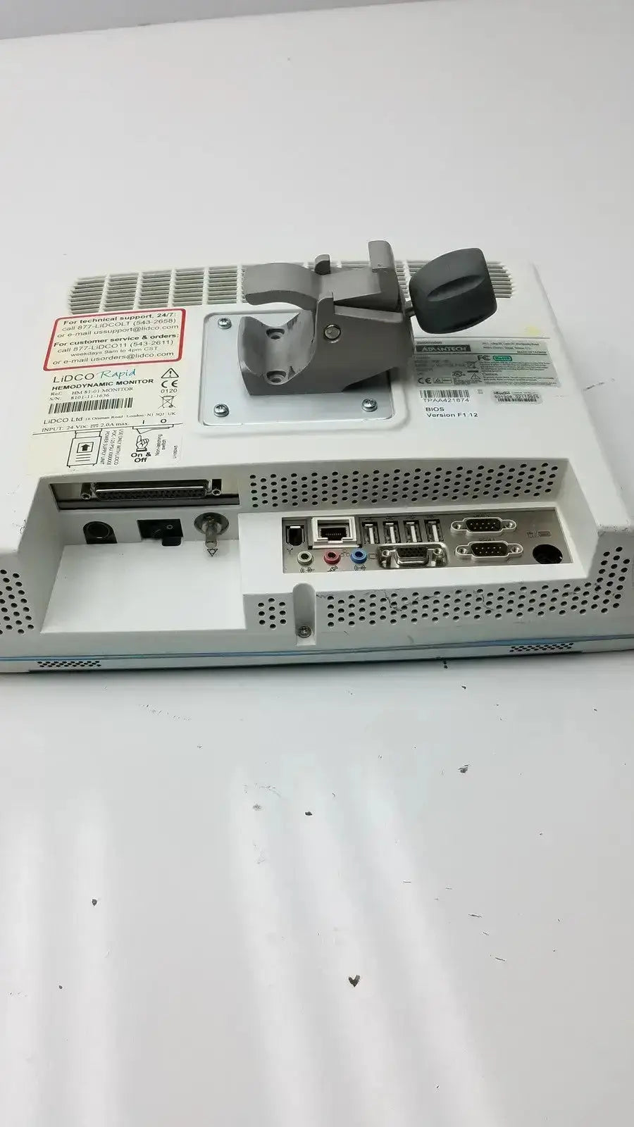 Lidco Rapid HM81-01 / POC 125 Hemodynamic Monitor Hemodynamic Monitor, as-is (for parts) product photo 6