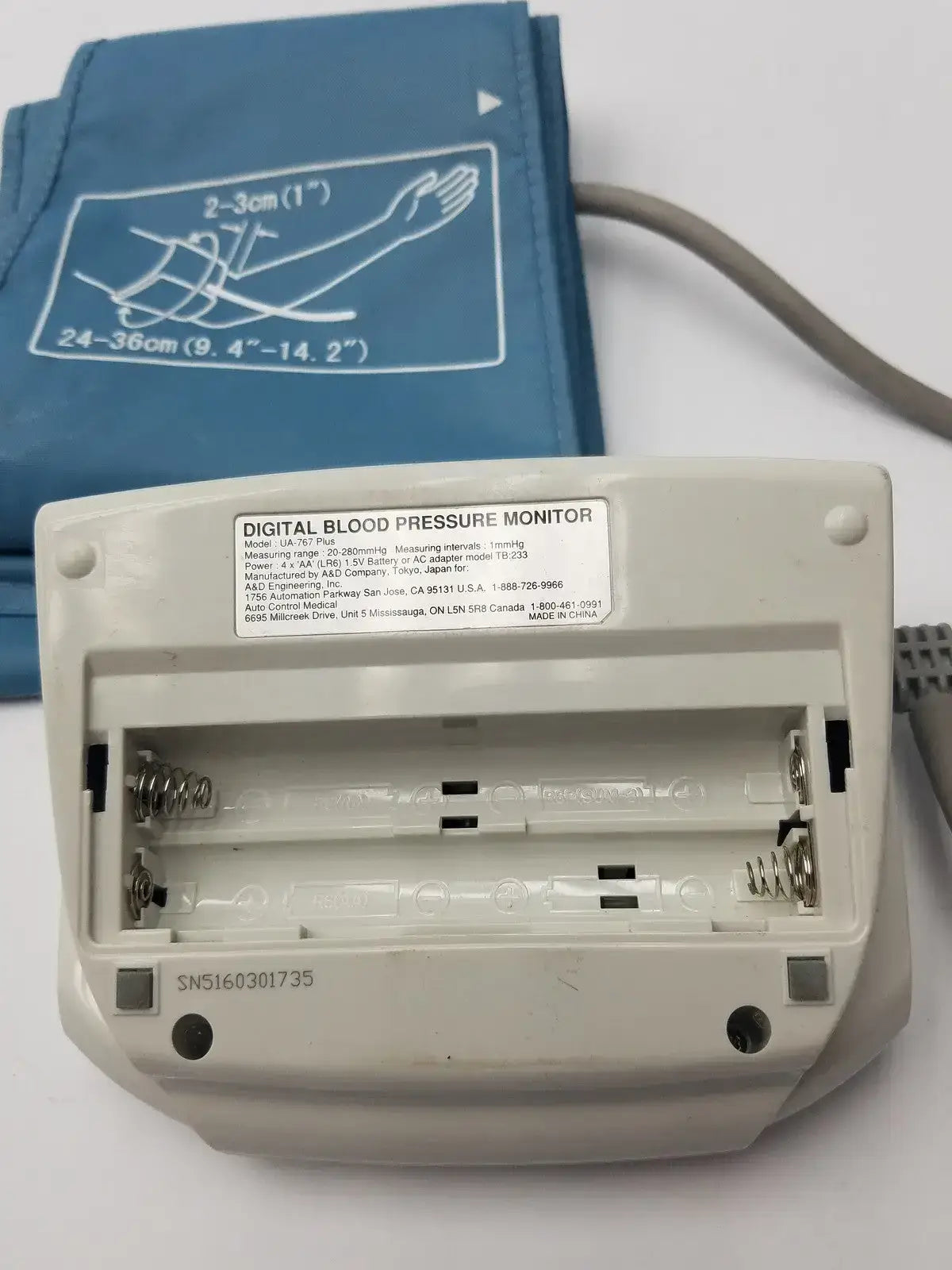 Vendor Unknown - MANUAL REVIEW Life Source Digital Blood Pressure Monitor Model UA-767 Plus Digital Blood Pressure Monitor, second-hand product photo 3