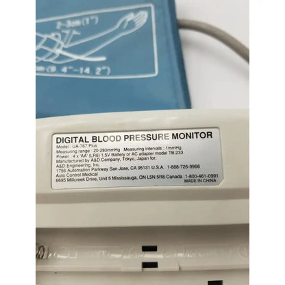 Vendor Unknown - MANUAL REVIEW Life Source Digital Blood Pressure Monitor Model UA-767 Plus Digital Blood Pressure Monitor, second-hand product photo 4