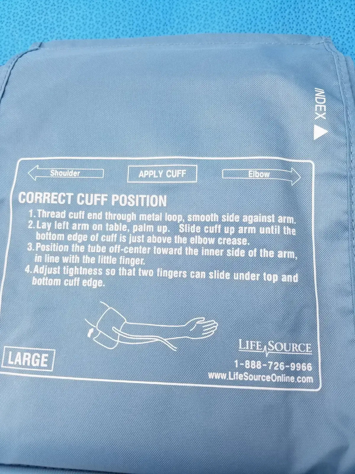 Life Source Large Blood Pressure Cuff Blood Pressure Cuff, second-hand product photo 4
