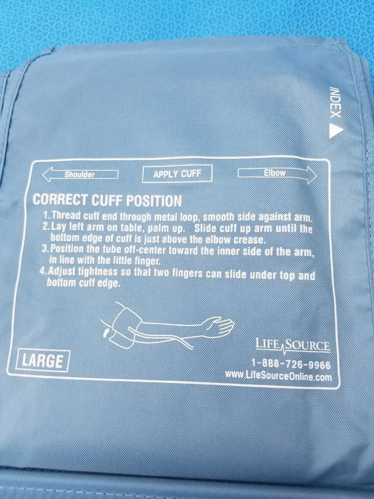Life Source Large Blood Pressure Cuff Blood Pressure Cuff, second-hand product photo 3