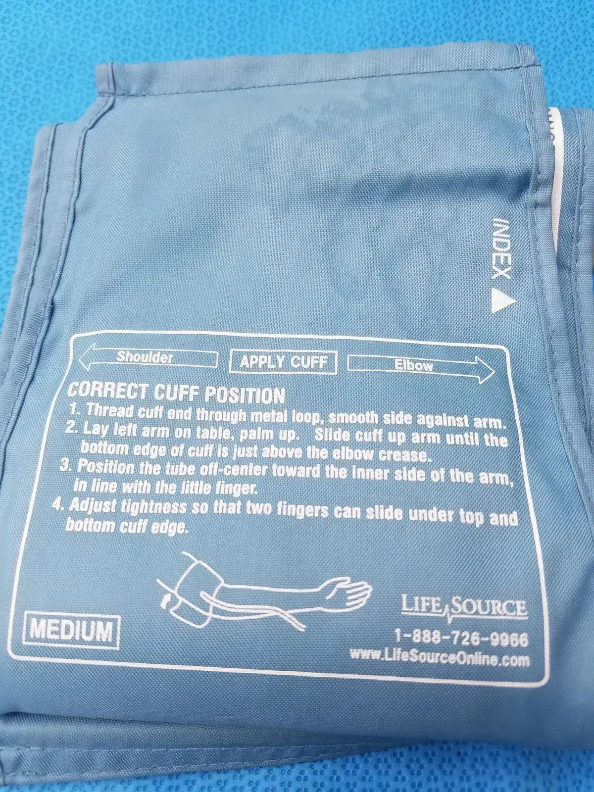 Life Source Medium Blood Pressure Cuff Blood Pressure Cuff, second-hand product photo 3