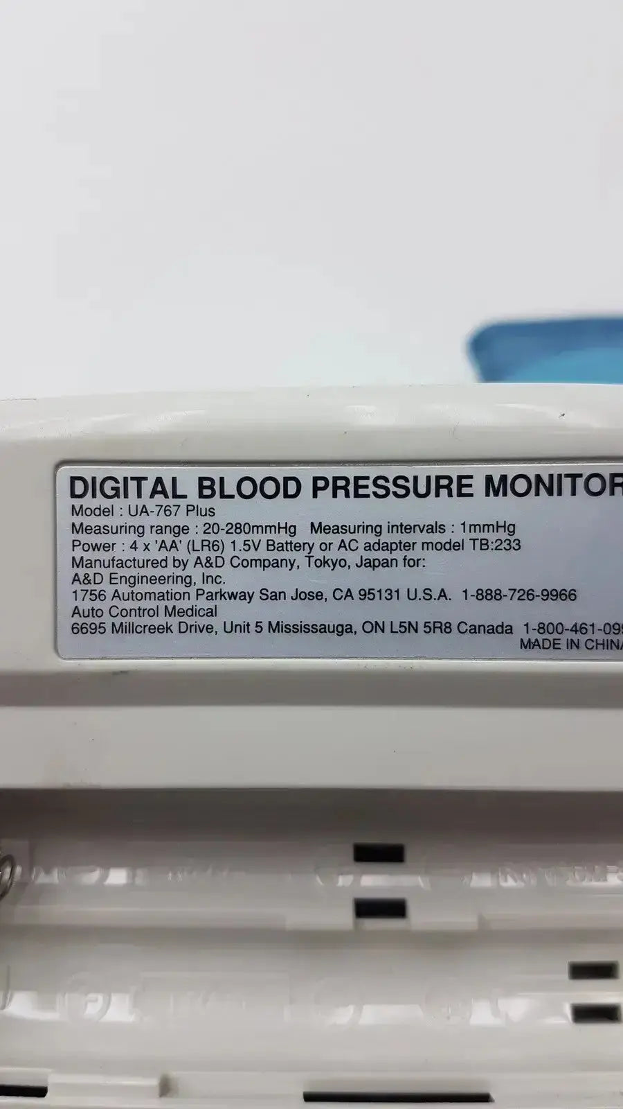 Life Source Model UA-767 Plus Digital Blood Pressure Monitor Digital Blood Pressure Monitor, as-is (for parts) product photo 12