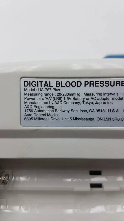 Life Source Model UA-767 Plus Digital Blood Pressure Monitor Digital Blood Pressure Monitor, as-is (for parts) product photo 11