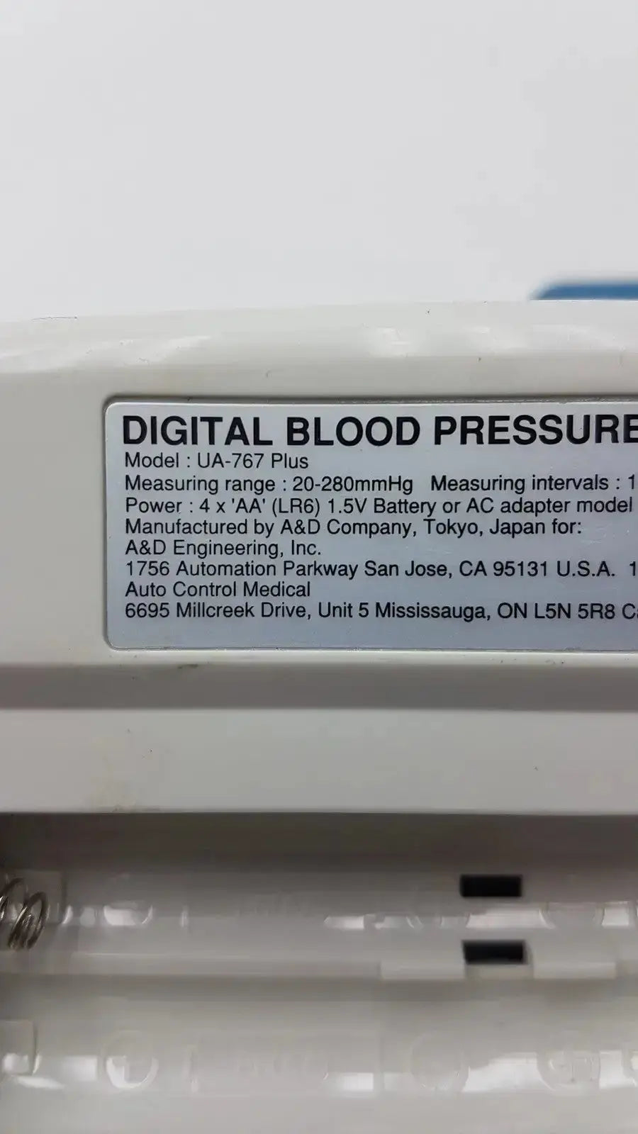 Life Source Model UA-767 Plus Digital Blood Pressure Monitor Digital Blood Pressure Monitor, as-is (for parts) product photo 11