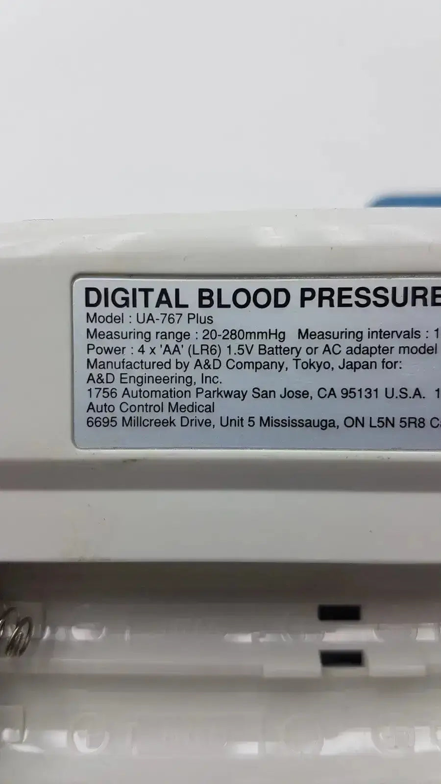 Life Source Model UA-767 Plus Digital Blood Pressure Monitor Digital Blood Pressure Monitor, as-is (for parts) product photo 11