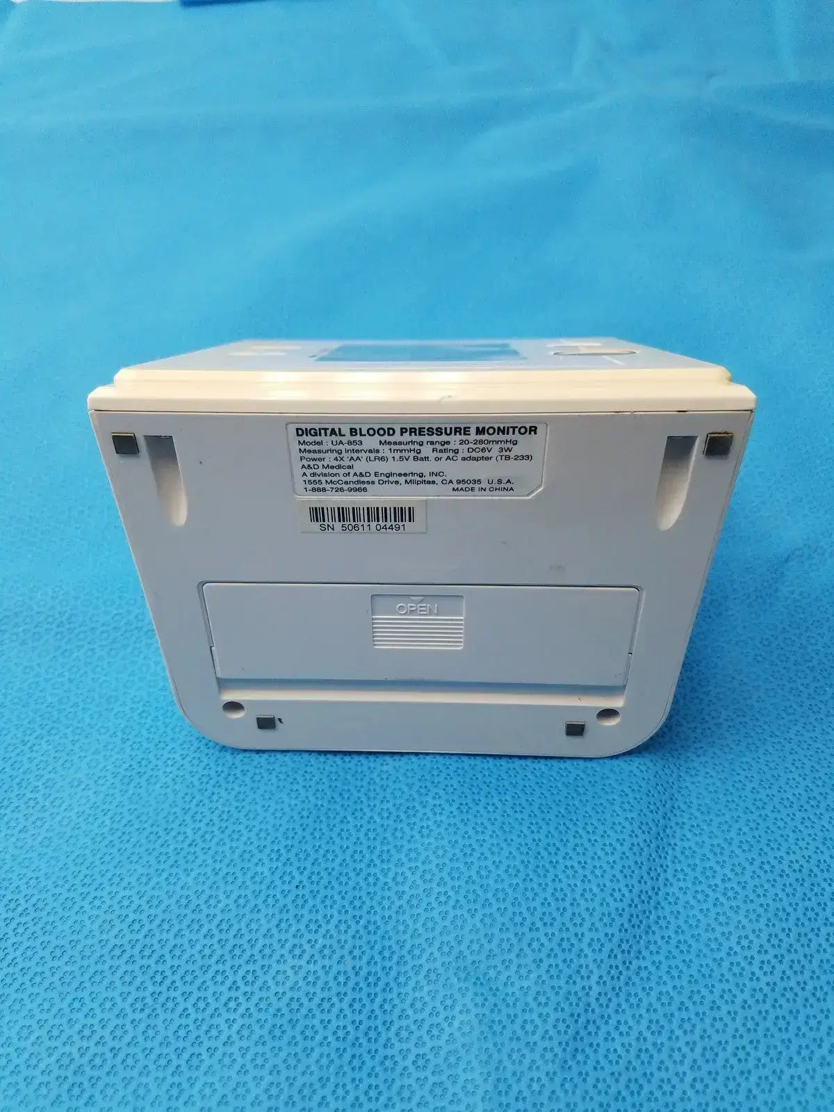 Life Source UA-853 Digital Blood Pressure Monitor Digital Blood Pressure Monitor, second-hand product photo 6