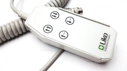 Liko Hill-Rom 21090059 Roll Overhead Hoist 4 Button Handset Controller Patient Lift Handset Controller, second-hand product photo 2