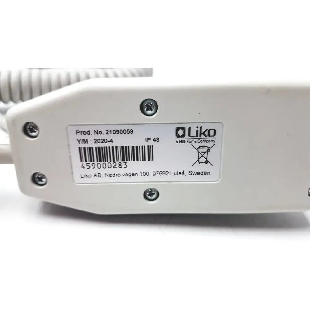 Liko Hill-Rom 21090059 Roll Overhead Hoist 4 Button Handset Controller Patient Lift Handset Controller, second-hand product photo 6