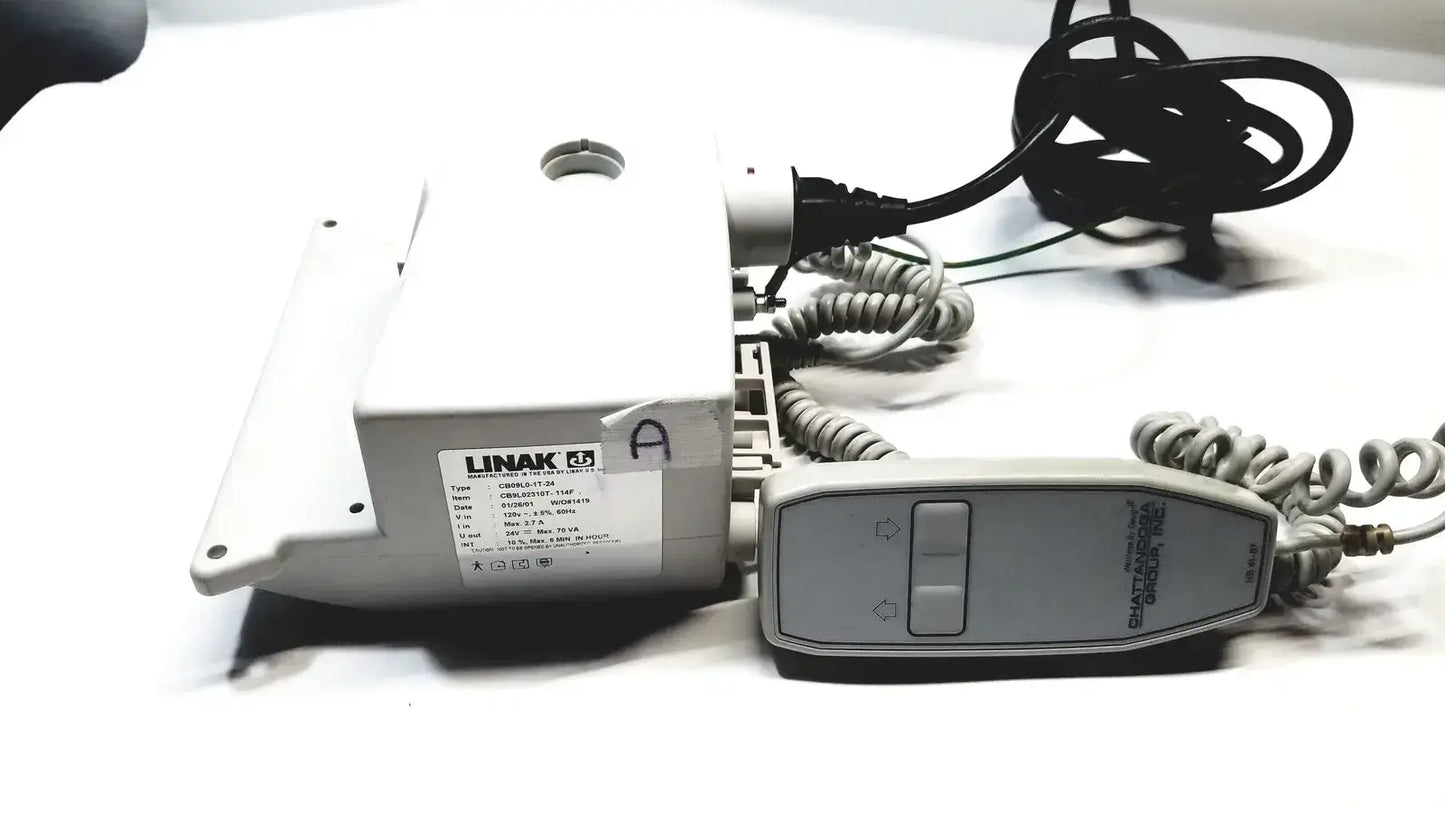 Linak CB09P-02-0T-24 Hood/Door Lift Actuator Controller With Handheld HB-41-87 Actuator Controller, second-hand product photo 1