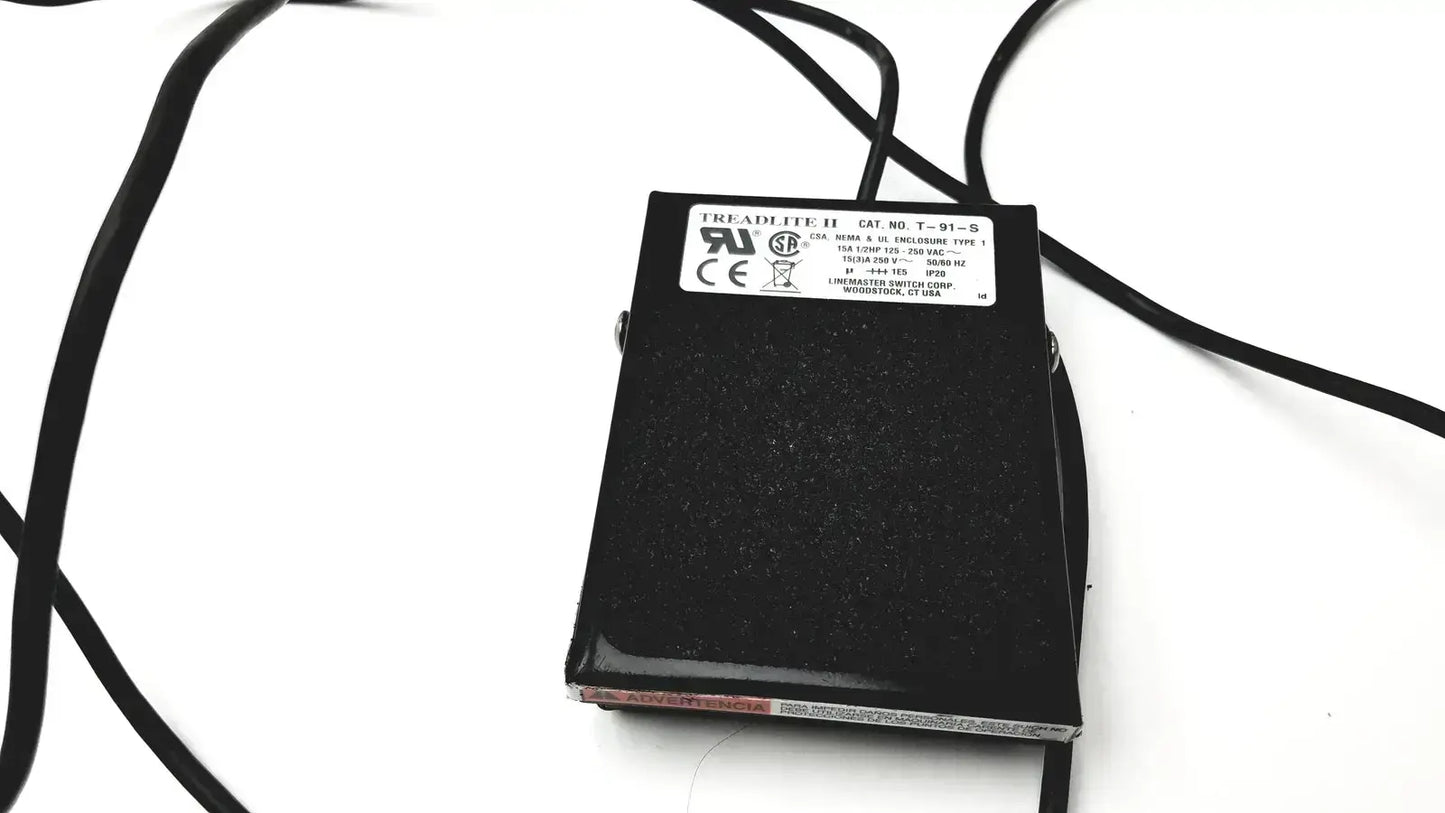 Linemaster Treadlite II Cat No T-91-S Foot Switch, second-hand product photo 1