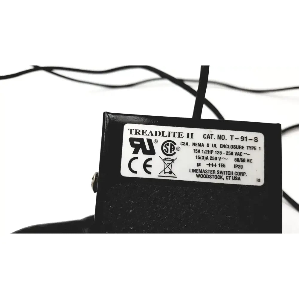 Linemaster Treadlite II Cat No T-91-S Foot Switch, second-hand product photo 4