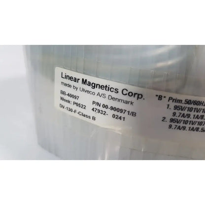 Liner Magnetics Power Transformers, BB-40097, P/N 00-900971/B Power Transformer, second-hand product photo 2