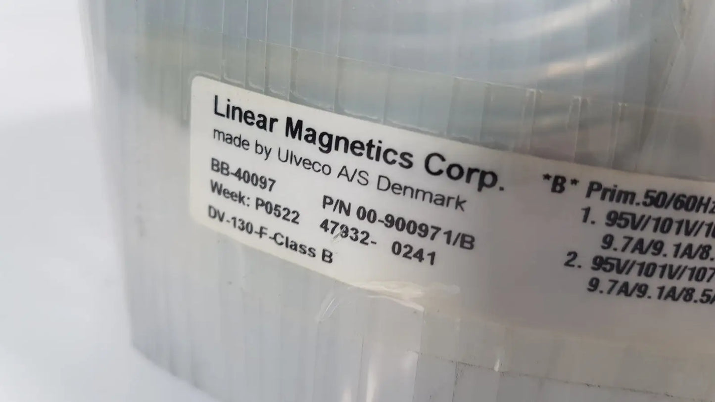 Liner Magnetics Power Transformers, BB-40097, P/N 00-900971/B Power Transformer, second-hand product photo 2