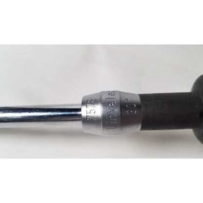 Silver and black linvatec 30-degree torque wrench with polished chrome shaft for degree laparoscope a1261 use