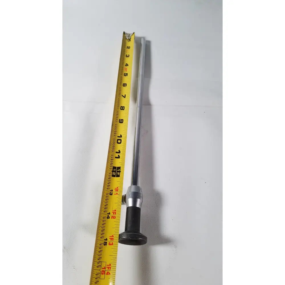 Silver-colored metal degree laparoscope a1261 with black rubber grip and threaded connector for reuse medical use