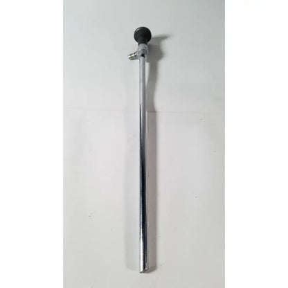 Silver metallic linvatec 757830 degree laparoscope a1261 with black rubberized handle and threaded metal fittings