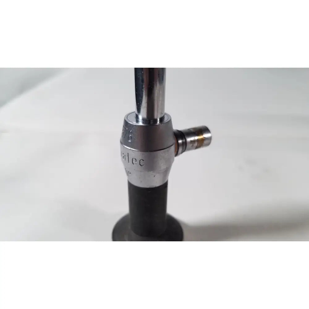 Silver-colored metal bunsen burner with black base and alec branding for reuse medical degree laparoscope a1261 product