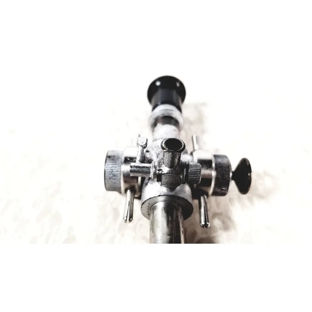 Black and silver metal linvatec conmed 118100 laparoscopic valve gas regulator with multiple knobs for reuse medical use