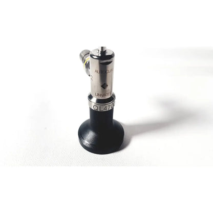 Silver and black linvatec ql4700 quicklatch 70° 4mm arthroscope arthroscopy device with engraved branding