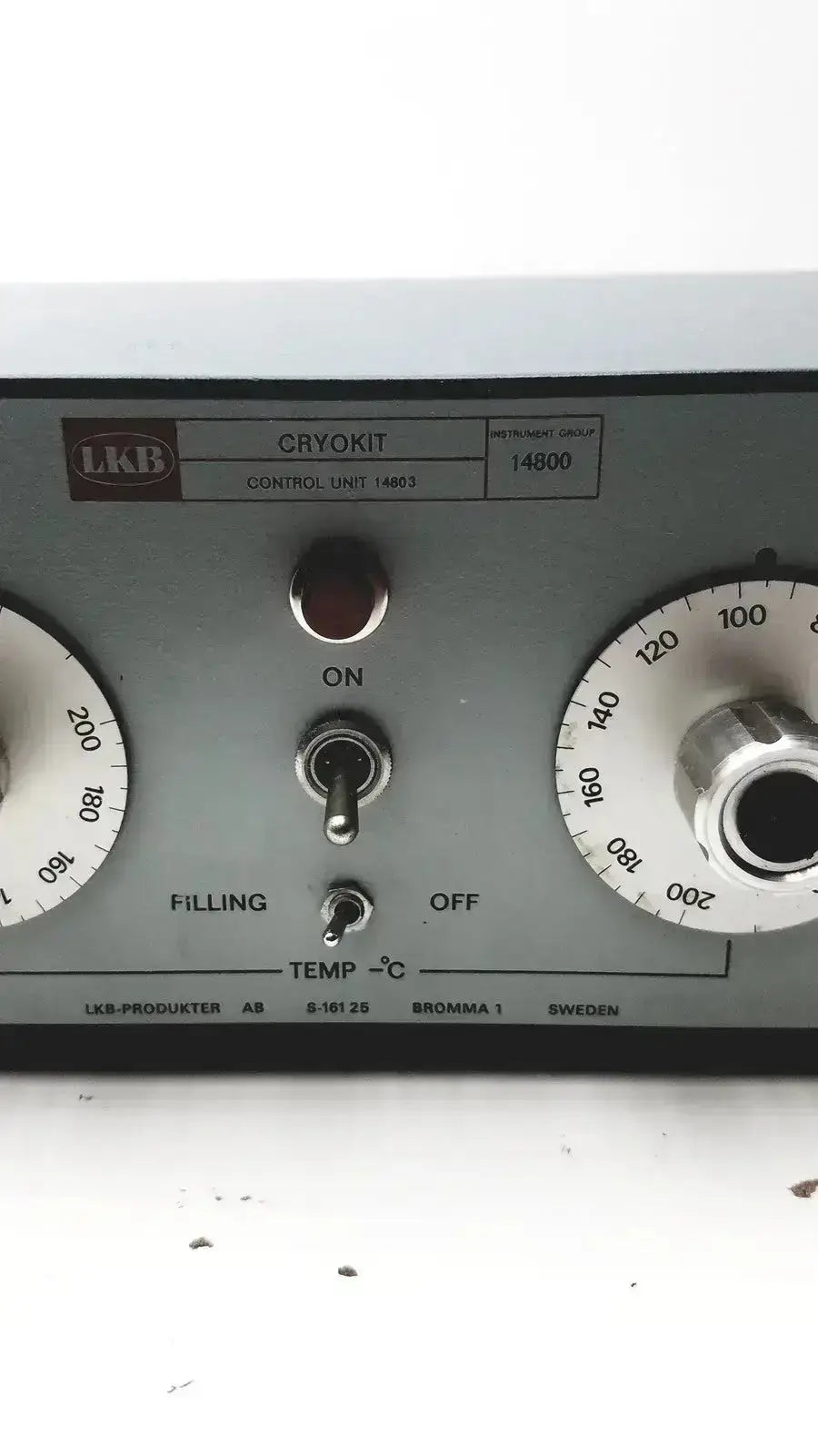 LKB Cryokit Control Unit Cat No. 14803, Serial No 288 Cryogenic Control Unit, second-hand product photo 3