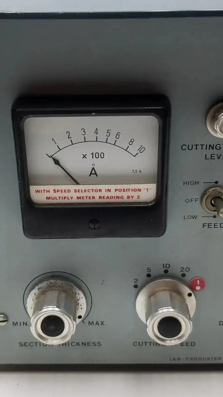 LKB Ultrotome Control Unit Type 4802A Ultramicrotome Control Unit, second-hand product photo 8