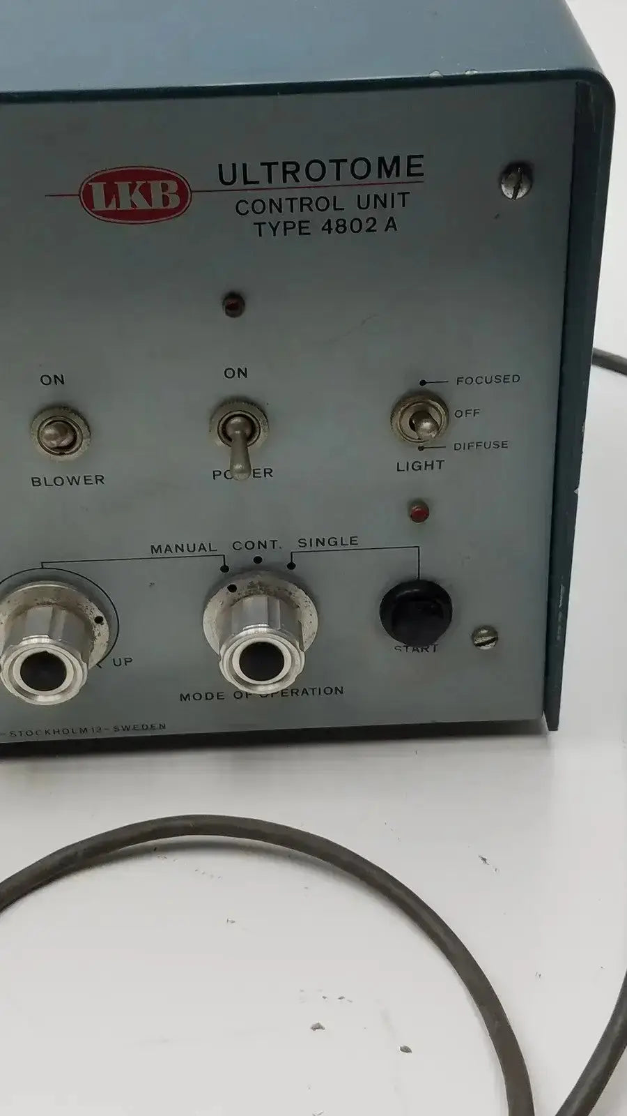 LKB Ultrotome Control Unit Type 4802A Ultramicrotome Control Unit, second-hand product photo 4
