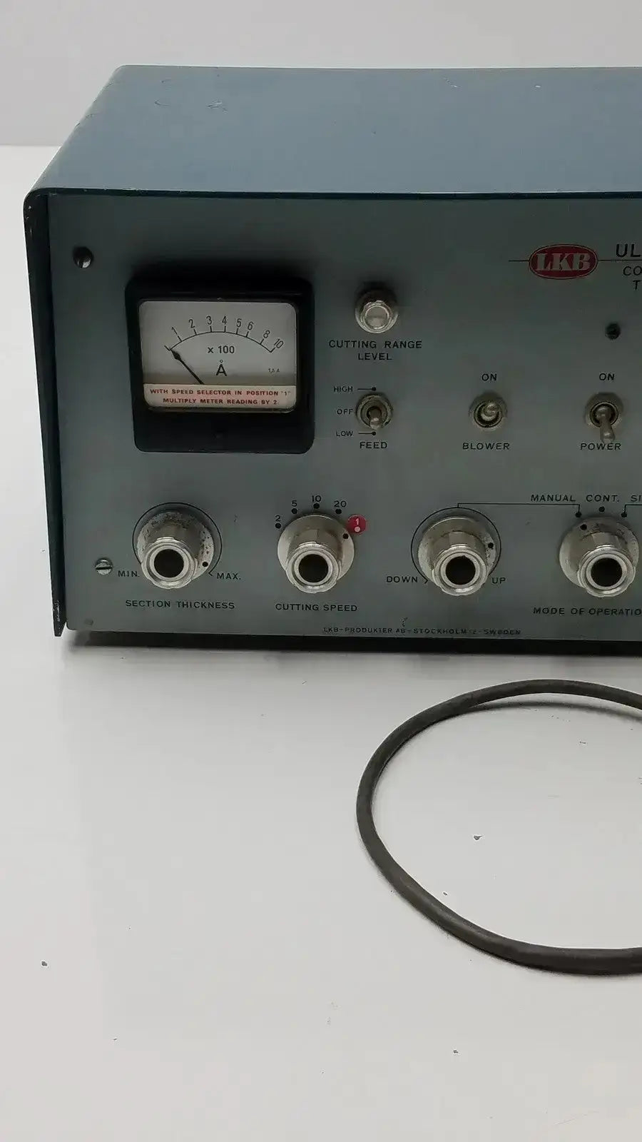 LKB Ultrotome Control Unit Type 4802A Ultramicrotome Control Unit, second-hand product photo 6