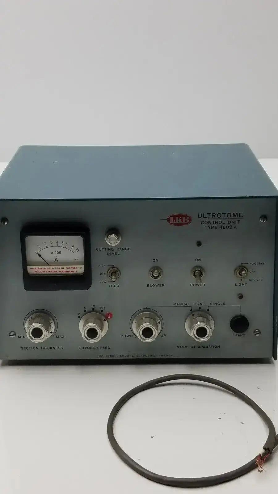 LKB Ultrotome Control Unit Type 4802A Ultramicrotome Control Unit, second-hand product photo 7