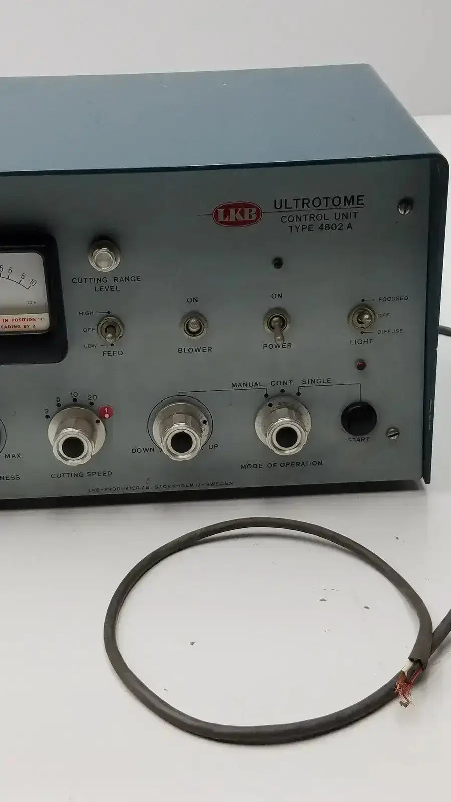 LKB Ultrotome Control Unit Type 4802A Ultramicrotome Control Unit, second-hand product photo 5