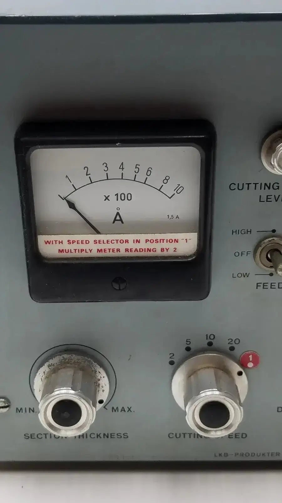 LKB Ultrotome Control Unit Type 4802A Ultramicrotome Control Unit, second-hand product photo 8