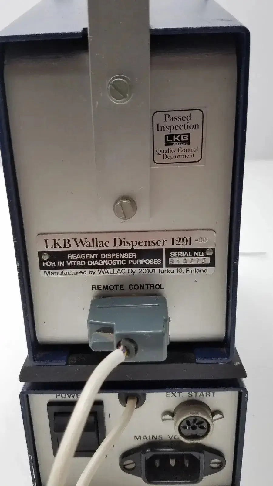 LKB Wallac 1291 Reagent Dispenser For In Vitro Diagnostic Purposes Reagent Dispenser, second-hand product photo 3