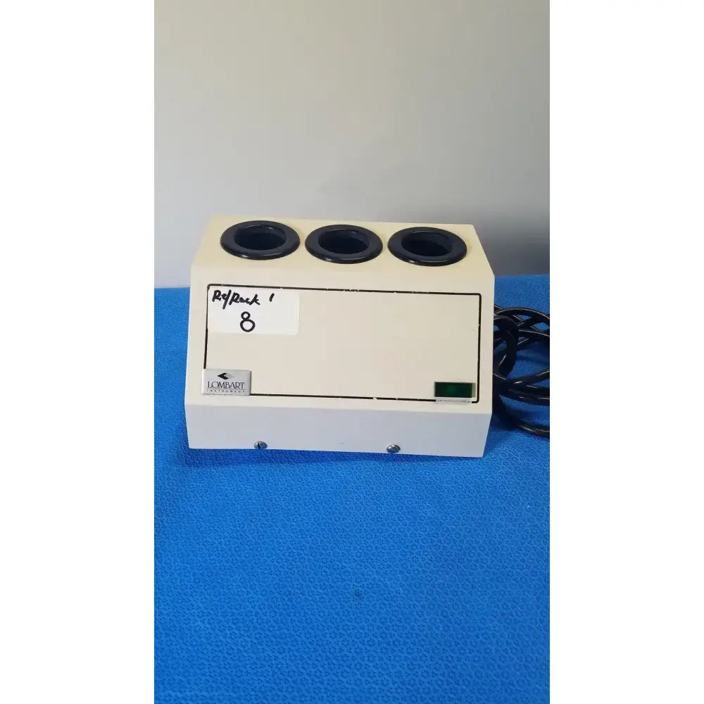 Lombart Instrument Three-Well Desk Charger Instrument Charger, as-is (for parts) product photo 1