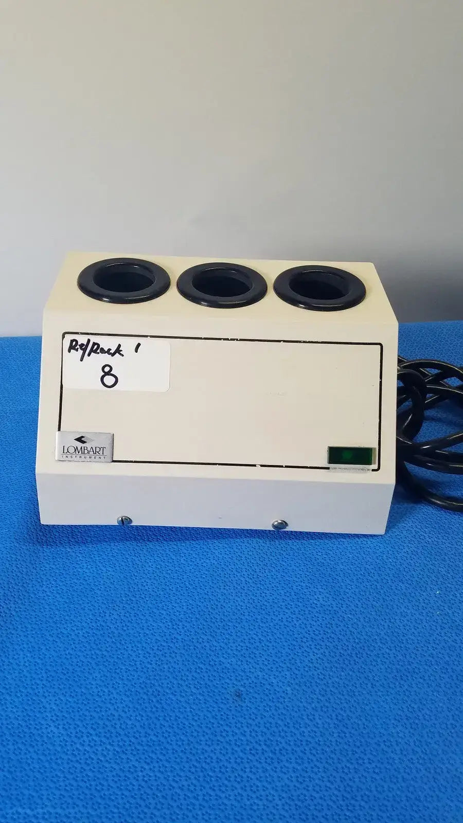 Lombart Instrument Three-Well Desk Charger Instrument Charger, as-is (for parts) product photo 1