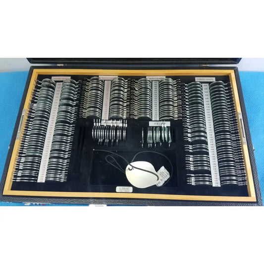 Reuse Medical Lombart Optical Trial Lens Set Professional Eye Exam Kit With Prisms & Case Other Medical & Lab Equipment, second-hand product photo 1